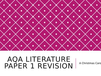 AQA GCSE English Literature Paper 1 Revision Powerpoint ACC