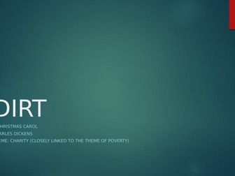 AQA GCSE ACC Charity Essay DIRT Lesson