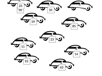 Rounding activity using cars