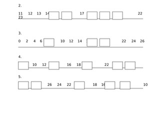 number sequences for ks1