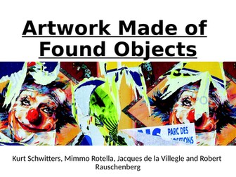 Found Objects - Groups - OBJECTS, GROUPS, COLLAGE