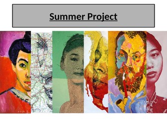 Summer Portrait Project - Individual task - Weiping, Fauvism, Moore, Fairburn
