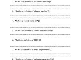 EDEXCEL - Unit 1 - Learning Aim A