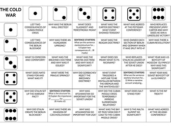 Cold War Revision Dice Game