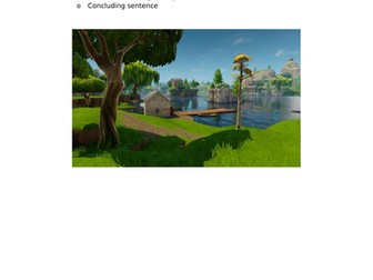 6 Week English - Gaming/Fornite Scheme of Work