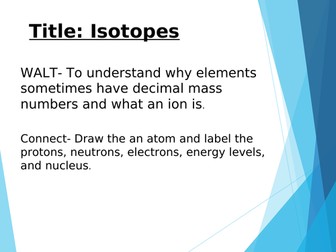 AQA GCSE PHYSICS ISOTOPES