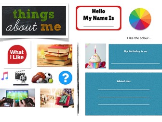 Introductory/ All About Me Worksheet (Primary School)
