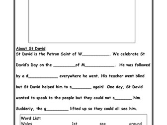 St David's Day Activity Sheets