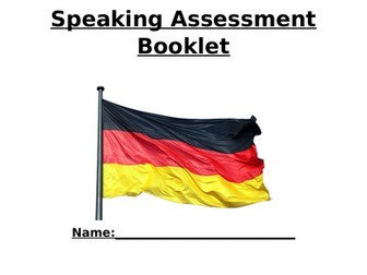 IGCSE German (Edexcel/Pearson) - Speaking Booklet