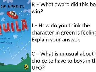 Year 3/4 Whole Class Guided Reading Front Cover Starters - Reading with RIC