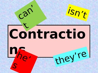 Apostrophes & Contractions | Teaching Resources