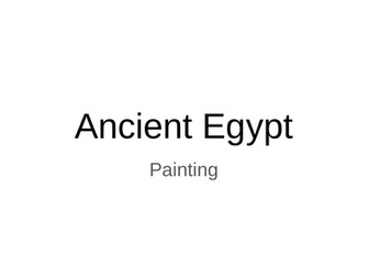 Ancient Egyptian painting (Gods)