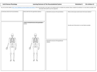 Applied Science Unit 8 Structure, Function and Disorders of the Musculoskeletal System