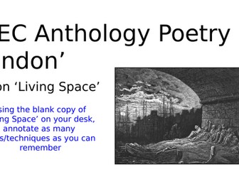 WJEC Anthology Poetry- 'London'