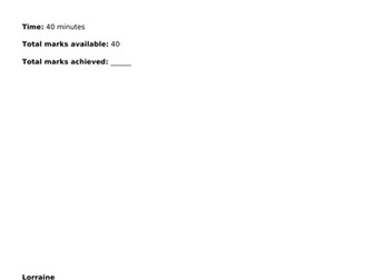 Exam practice with a construction focus