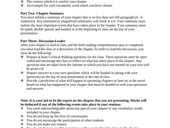 Mini Seminar Assignment