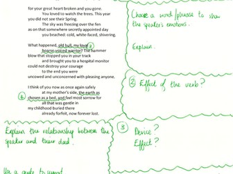 Unseen poetry resources