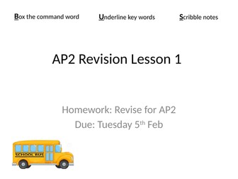 OCR GCSE Revision lesson