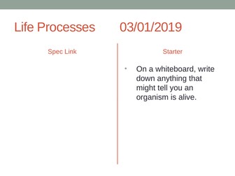 KS3 Year 7 - Cells Scheme of Work