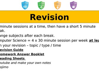 Complete Revision lesson (Or 2) for 2.1 Writing Algorithms (pseudocode)