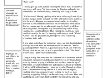 Extract from Private Peaceful