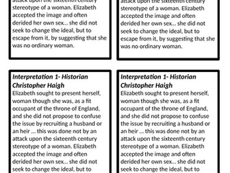 Edexcel 9-1 -Elizabeth - Virgin Queen