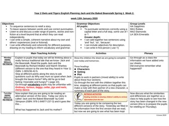 Updated for 2020! Jack and the Baked Beanstalk alternative versions of traditional tales Year 2