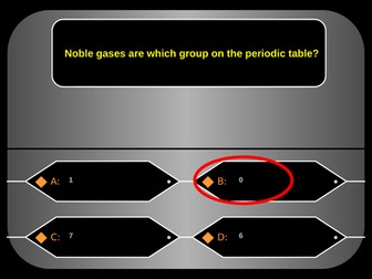Periodic Table & Atoms | Who Wants to be a Millionaire | Game | Revision