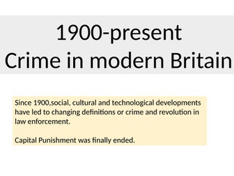 Crime and Punishment revision
