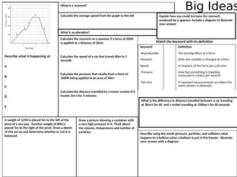 Activate 2 Motion and Pressure Revision End of Topic A3