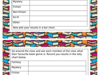 Book themed Maths lessons for KS1/KS2 (Year 3/4)
