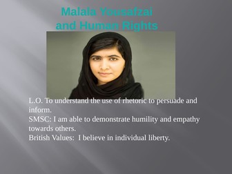 Malala Yousafzai  and Human Rights