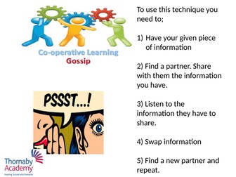 Cooperative learning strategies