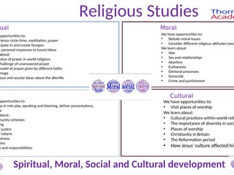 SMSC curriculum audit
