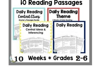 Daily Reading Comprehension Passages and Questions and Answers