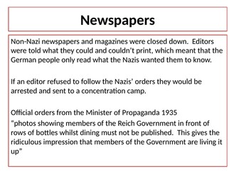 Nazi Propaganda content and source analysis (NOP)-GCSE
