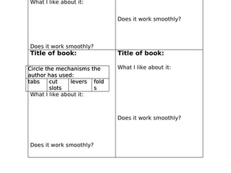 Session 1 Pop Up Books