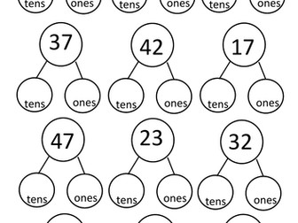 Year 1 White Rose Maths - Representing numbers to 50 partitioning