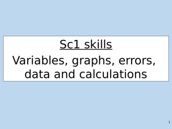 Edexcel science skills