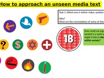 Unseen text media language