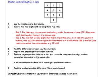 problem solving subtraction year 5