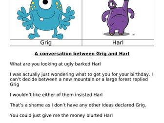 Speech punctuation worksheets