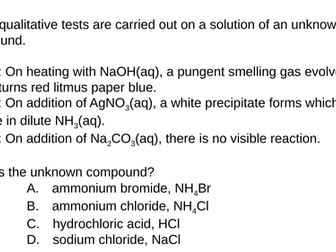 OCR A Chemistry A-Level Revision/Support