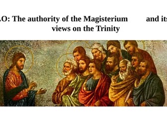 The Authority of the Magisterium and its Views on the Trinity