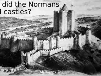 Why did the Normans build castles?