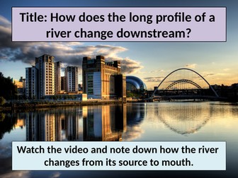 River long and cross profiles