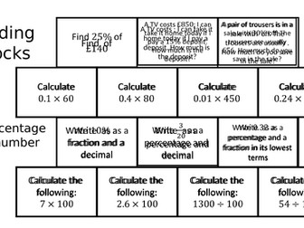Building Blocks - Percentage of a Number