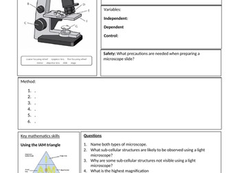 Biology GCSE Edexcel core practical sheets. Revision | Teaching Resources