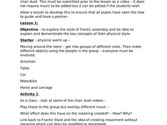 Curious Incident of the Dog in The Night Time BTEC introduction scheme Component 1