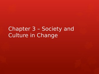 Chapter 3: Society and Culture in Change, 'In Search of the American Dream'